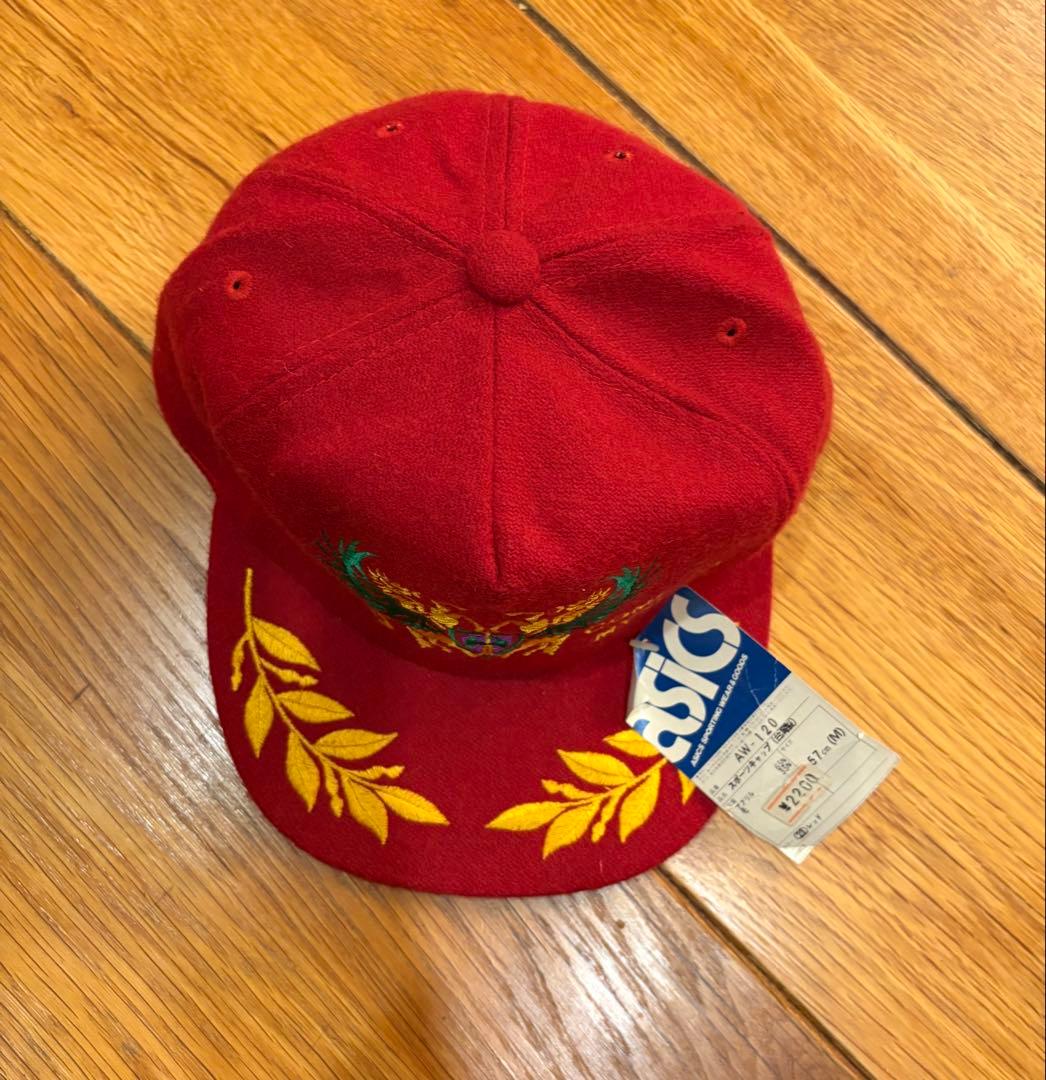 専用！タグ付デッドストック 80s asics ヴィンテージ アポロキャップ