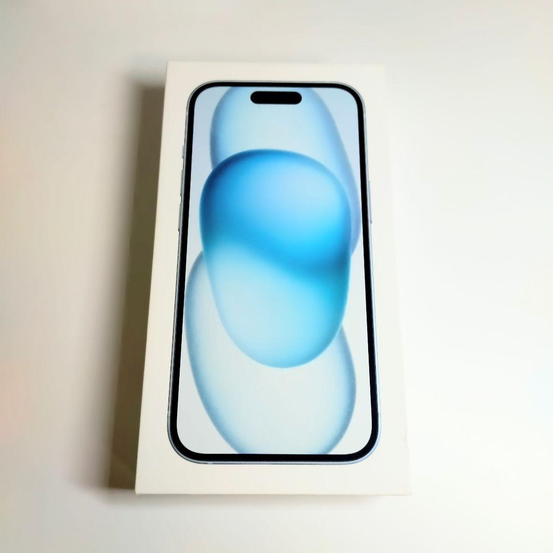 【ほぼ未使用】iPhone 15 128GB 本体 ブルー