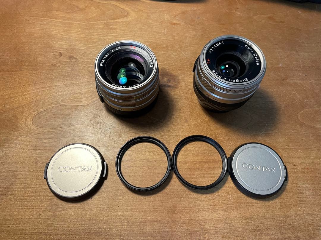 CONTAX G2コンパクトフィルムカメラ レンズセット