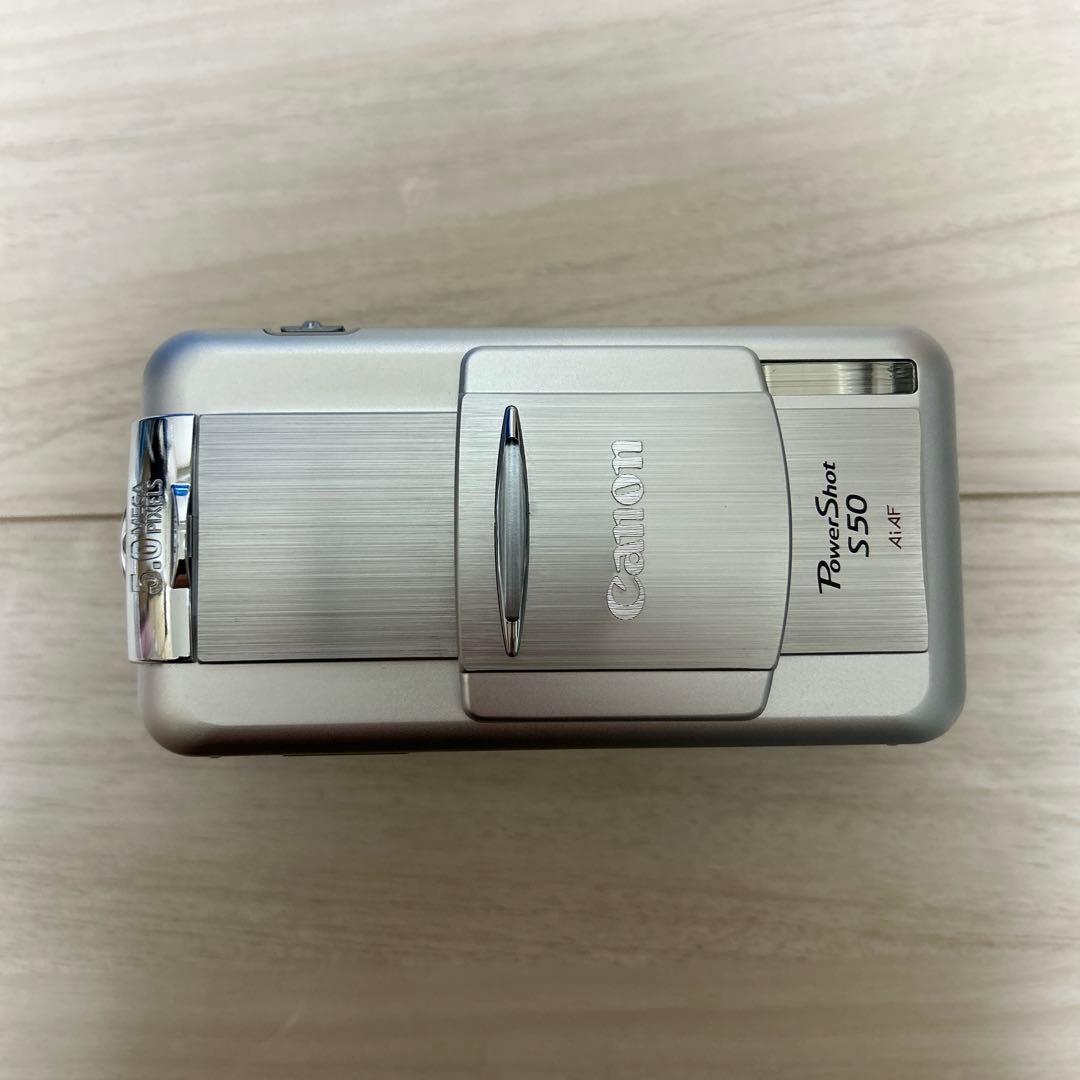 【起動確認済】キヤノン パワーショットS50 セット【ジャンク】中古品