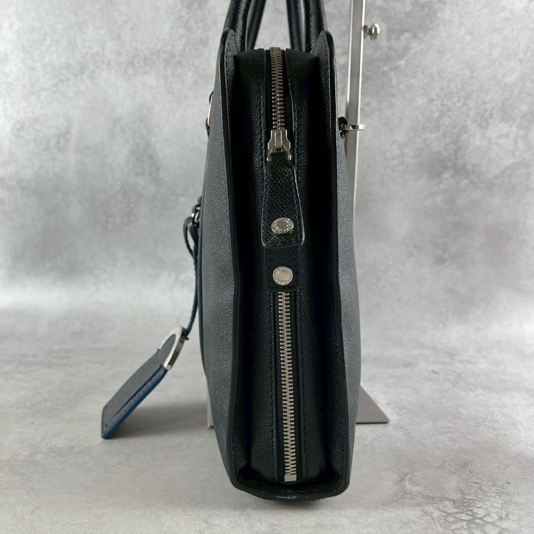 カナ様　BULGARI ブルガリ　ビジネスバッグ　ガンチーニ　サフィアーノ