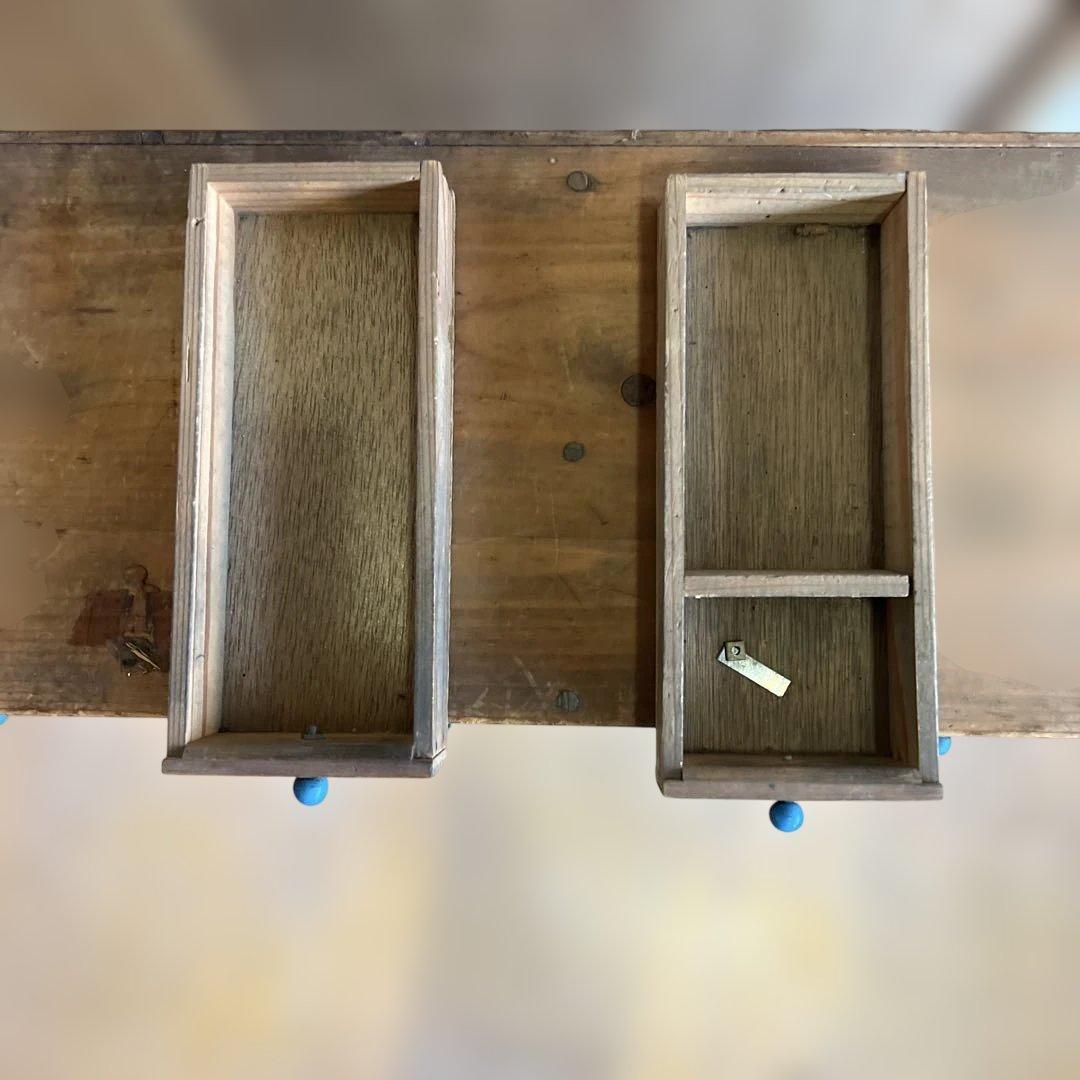 【Sau】T2【送料込み】活版印刷所から出た木のタンス【古道具】