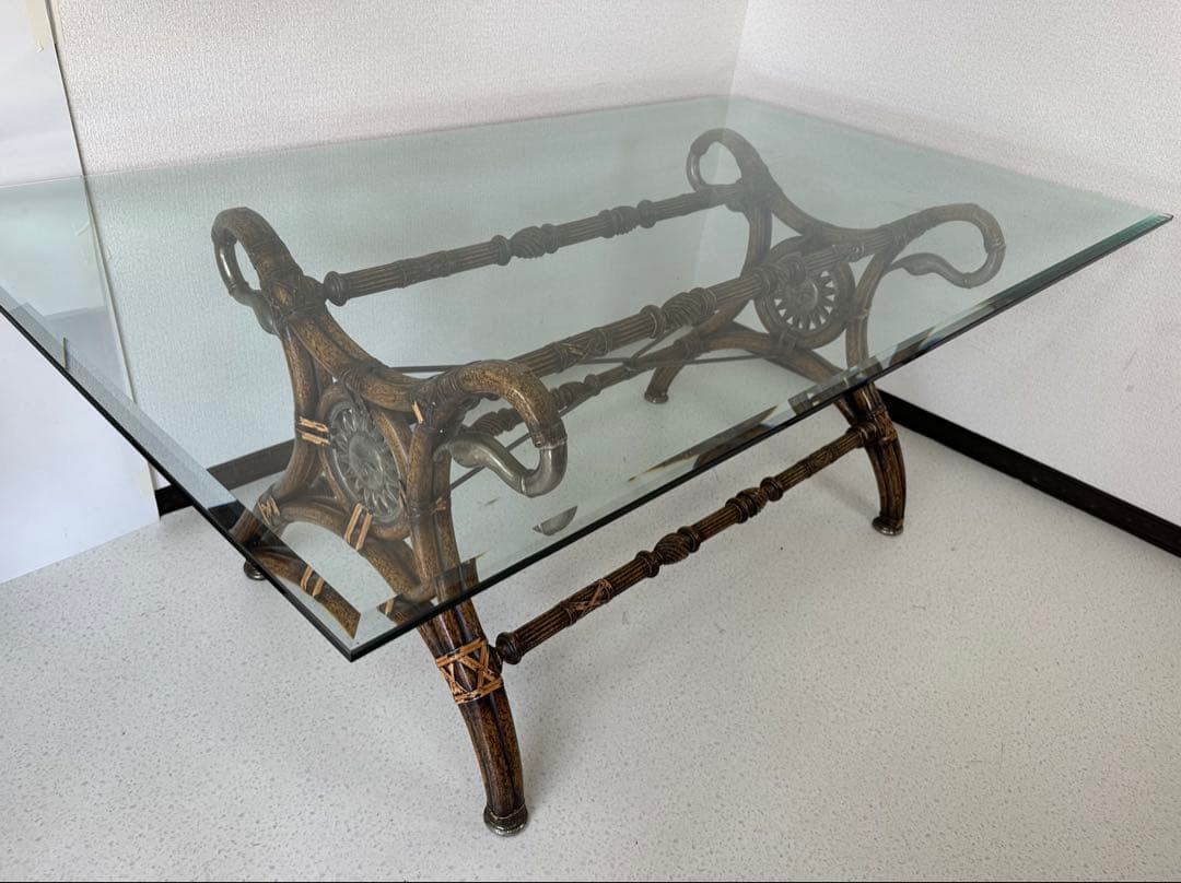 英国 リジェンシー様式 スワンネック ダイニングテーブル