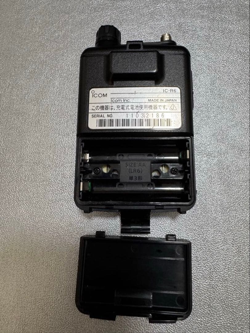 iCOM 広帯域ハンディレシーバー IC-R6 クローニングソフト付き
