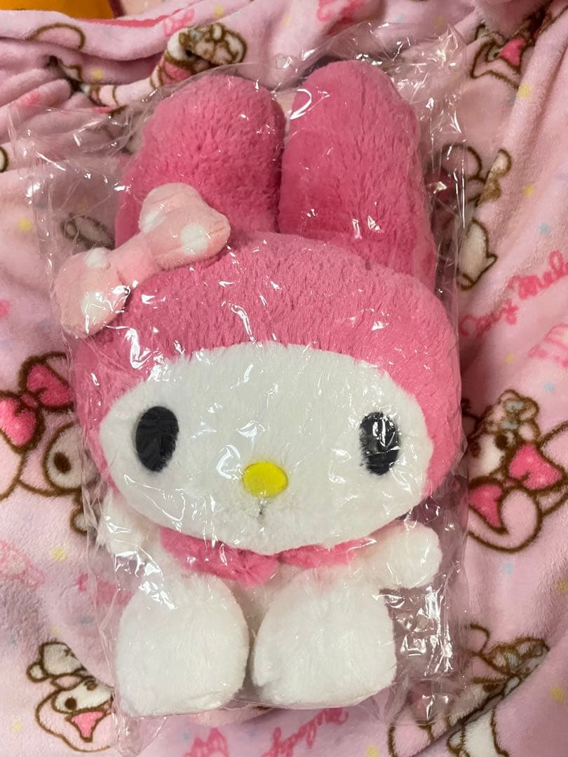 マイメロ　ぬいぐるみ　ピンク