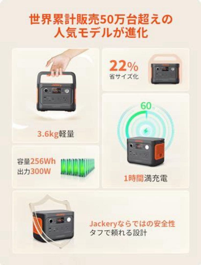 Jackery Explorer 300 Plus ポータブル電源