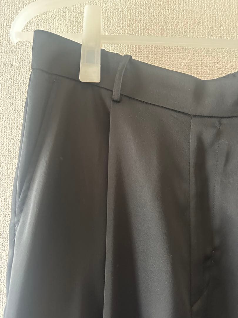 crewre マットサテンカーゴパンツ ブラック サイズ3