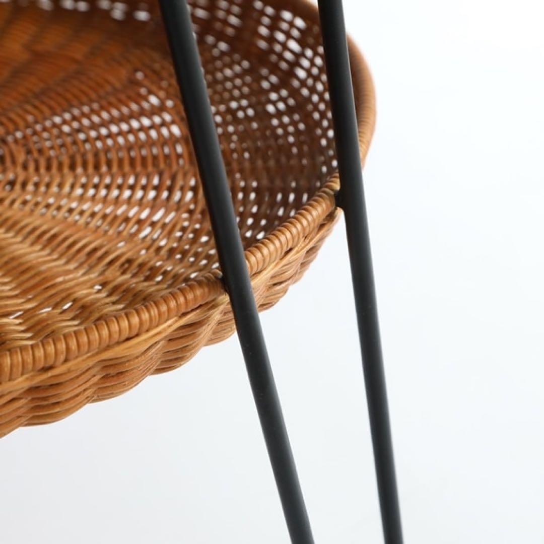 サイドテーブル・ナイトテーブル・ローテーブル WALLABY LOW TABLE ROUND Black