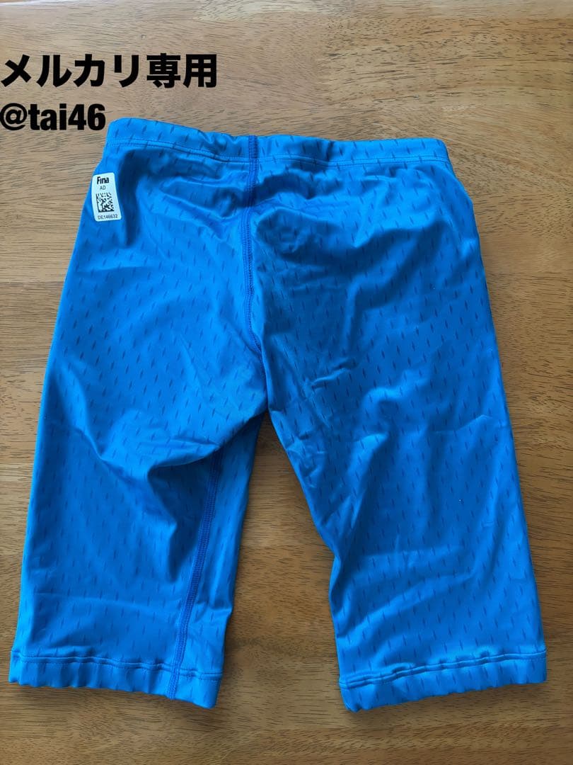 arena(アリーナ)ブルーストライプスパッツ　水着・スイムウェア　S