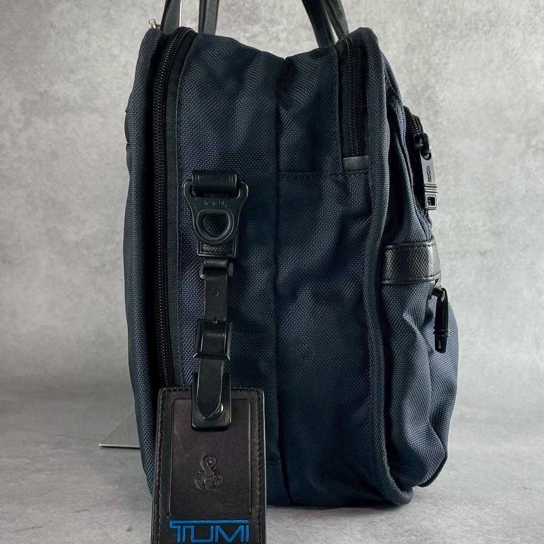 トゥミ×ソフネット別注 アルファ2 2way ビジネスバッグ ブリーフケース 紺