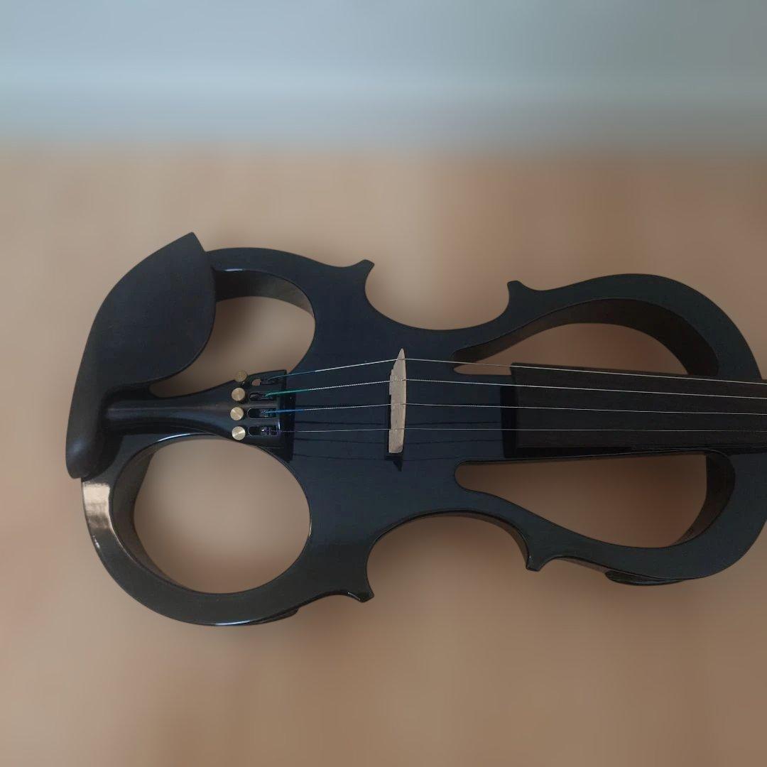 サイレントバイオリン フルセット ケース付 ヘッドホン付 消音 練習用