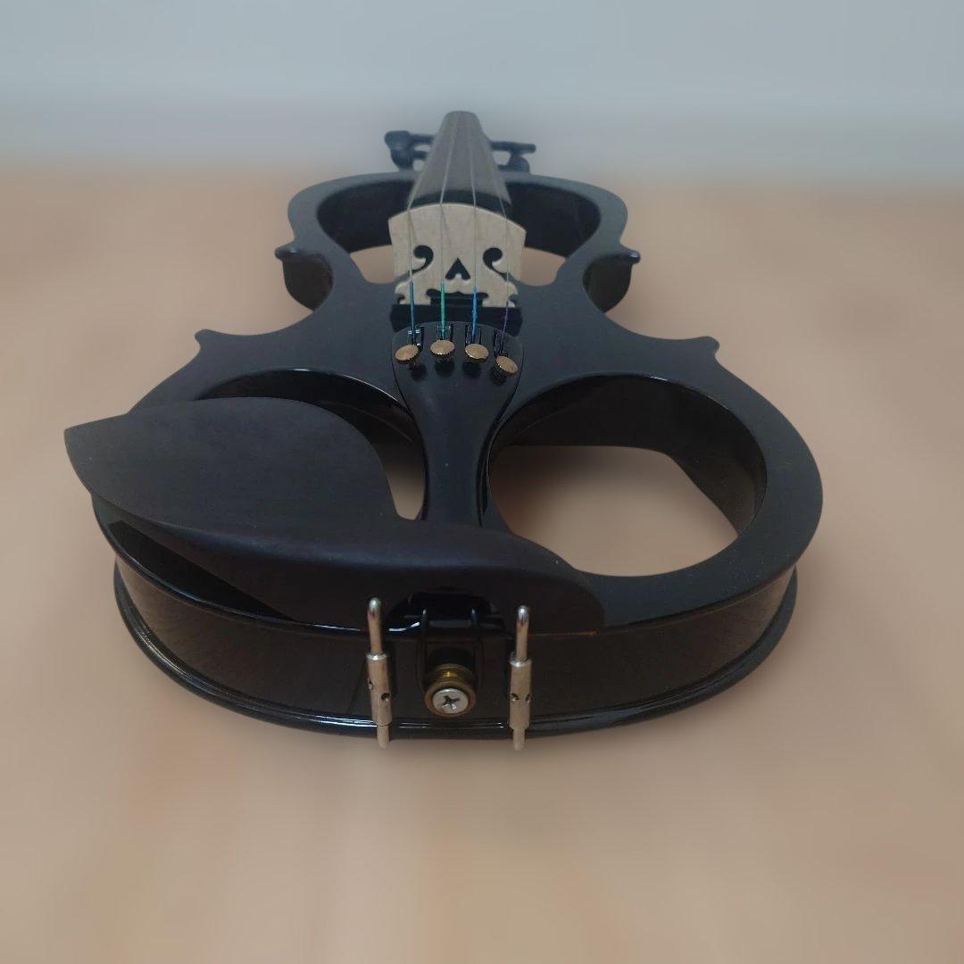 サイレントバイオリン フルセット ケース付 ヘッドホン付 消音 練習用