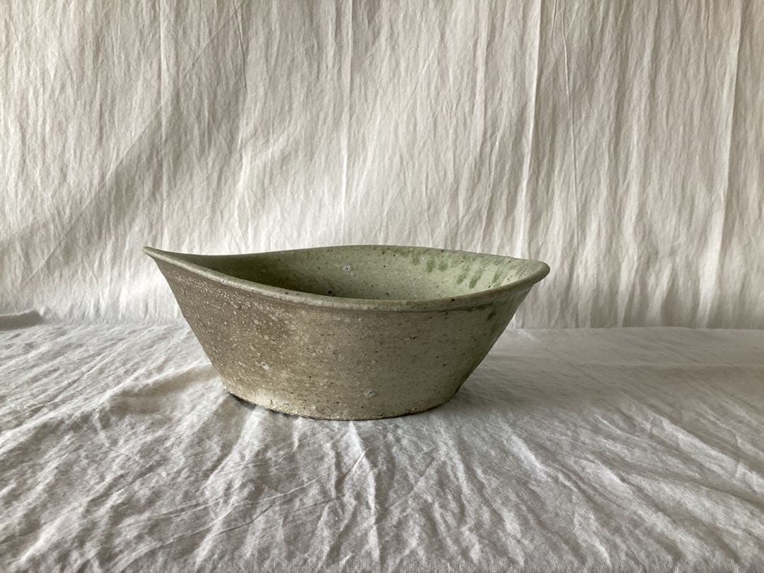 辻村唯 自然釉大鉢 陶芸家 深鉢 8寸以上 ボウル 大皿 丼