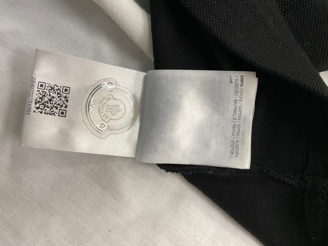 e12 MONCLER レディース　襟ロゴ　ポロシャツ　XL