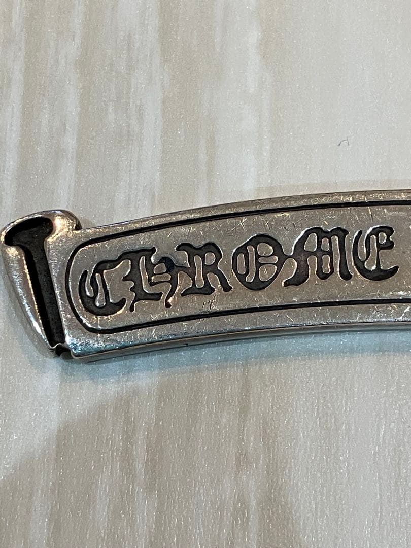 クロムハーツ　スクロールラベル　プレート