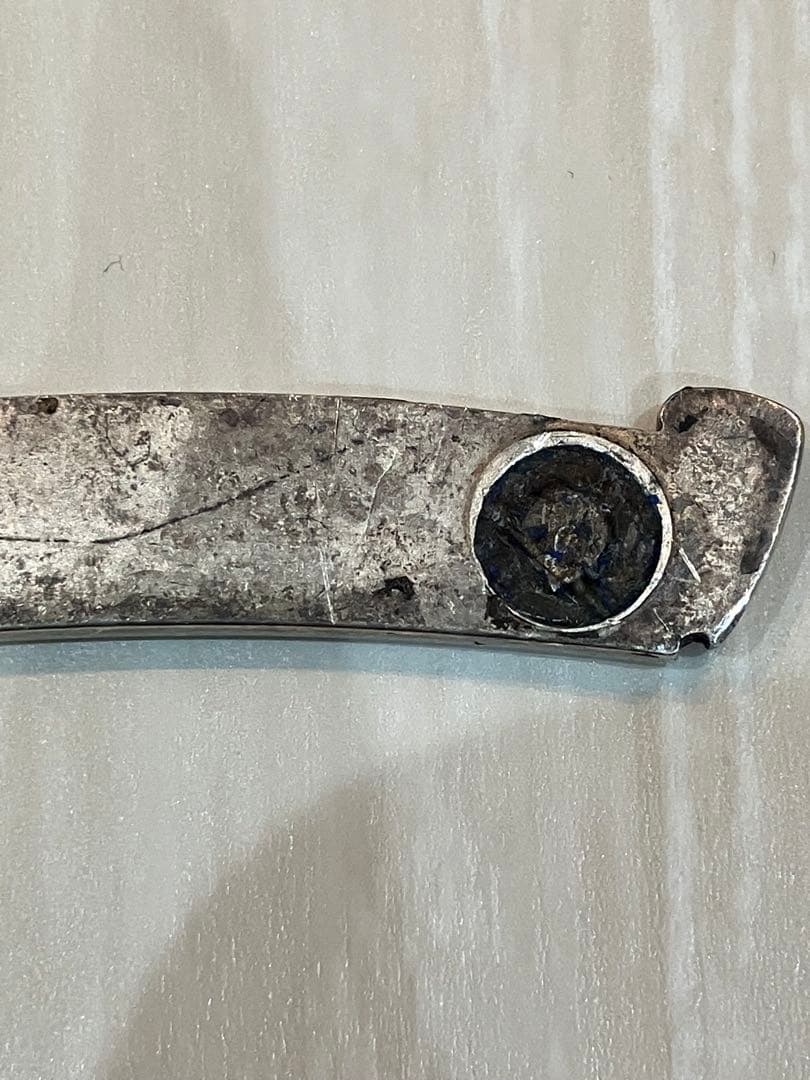 クロムハーツ　スクロールラベル　プレート