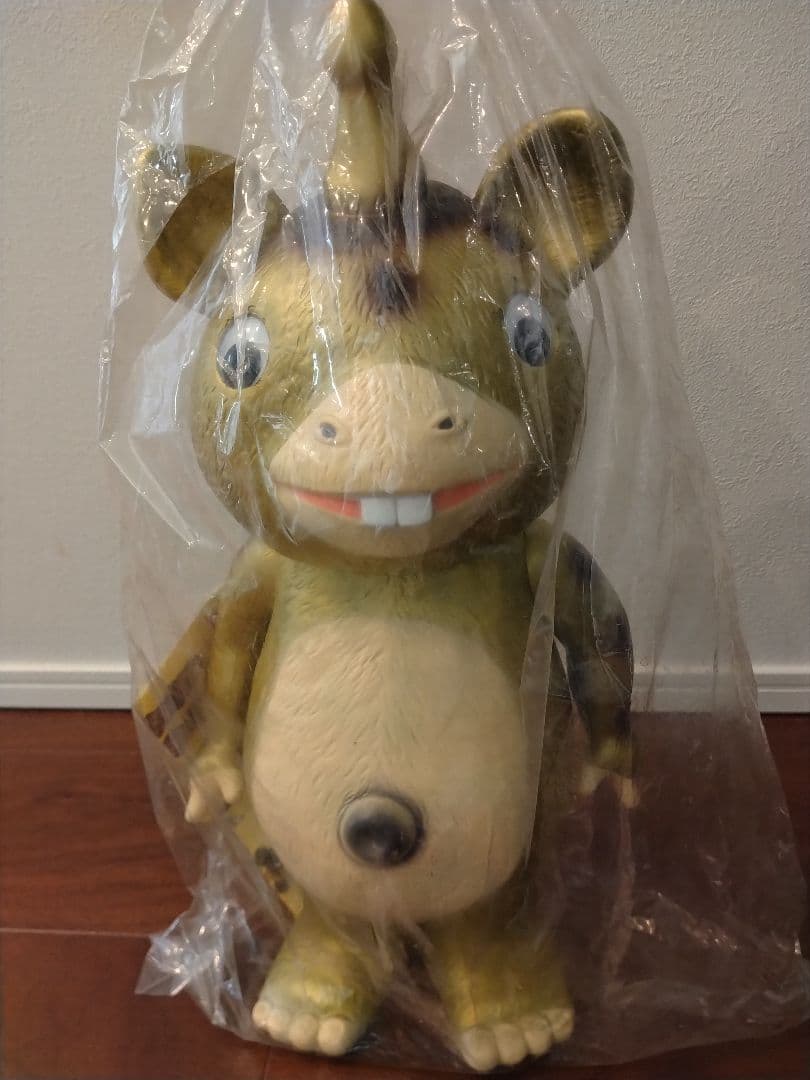 お値下げしました!!ブースカ 金色 フィギュア ソフビ 約39cm 未開封