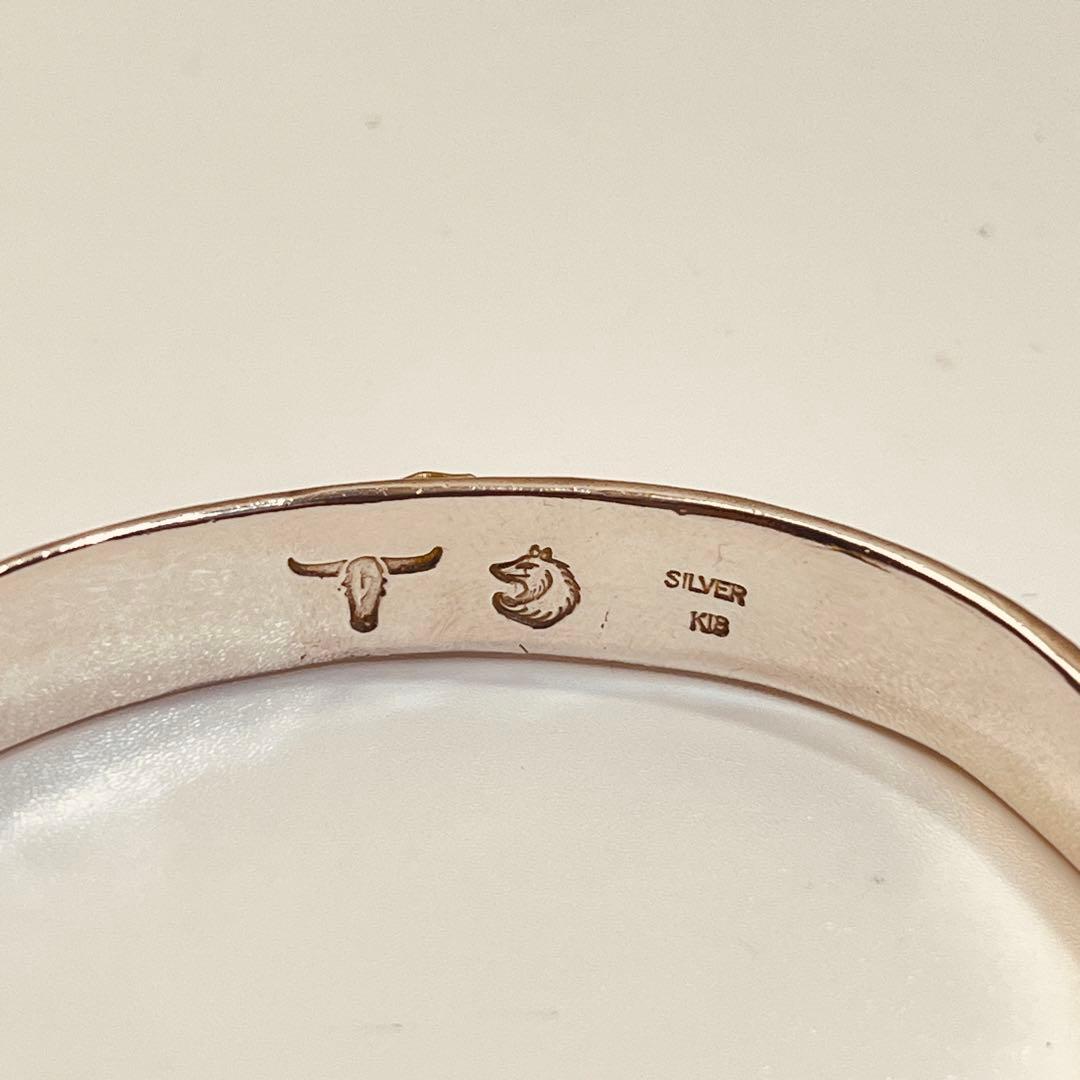TADY & KING廃盤品　平打ちバングルアラベスク バングル　GPウルフ