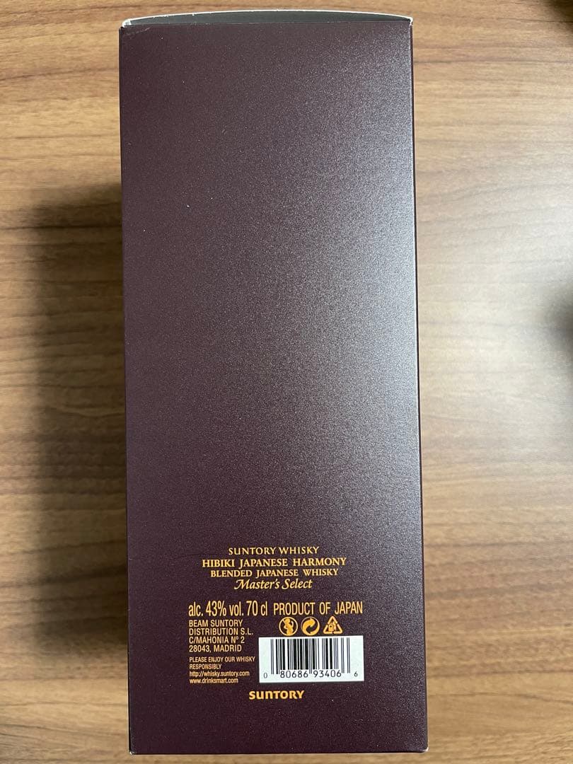 【新品】サントリー　響　マスターズセレクト　意匠ボトル