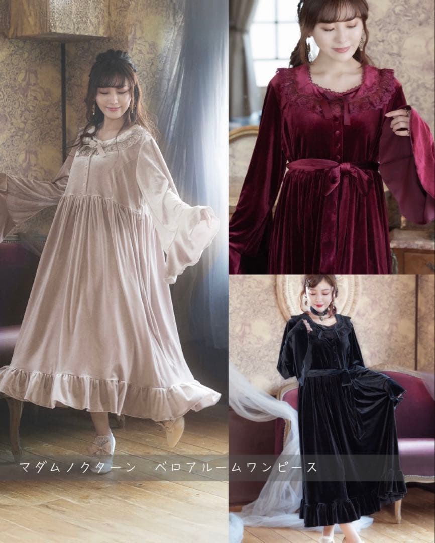 ぺ*る様 レディース　ルームワンピース（クラロリくる実）　4L 大きいサイズ　ラ