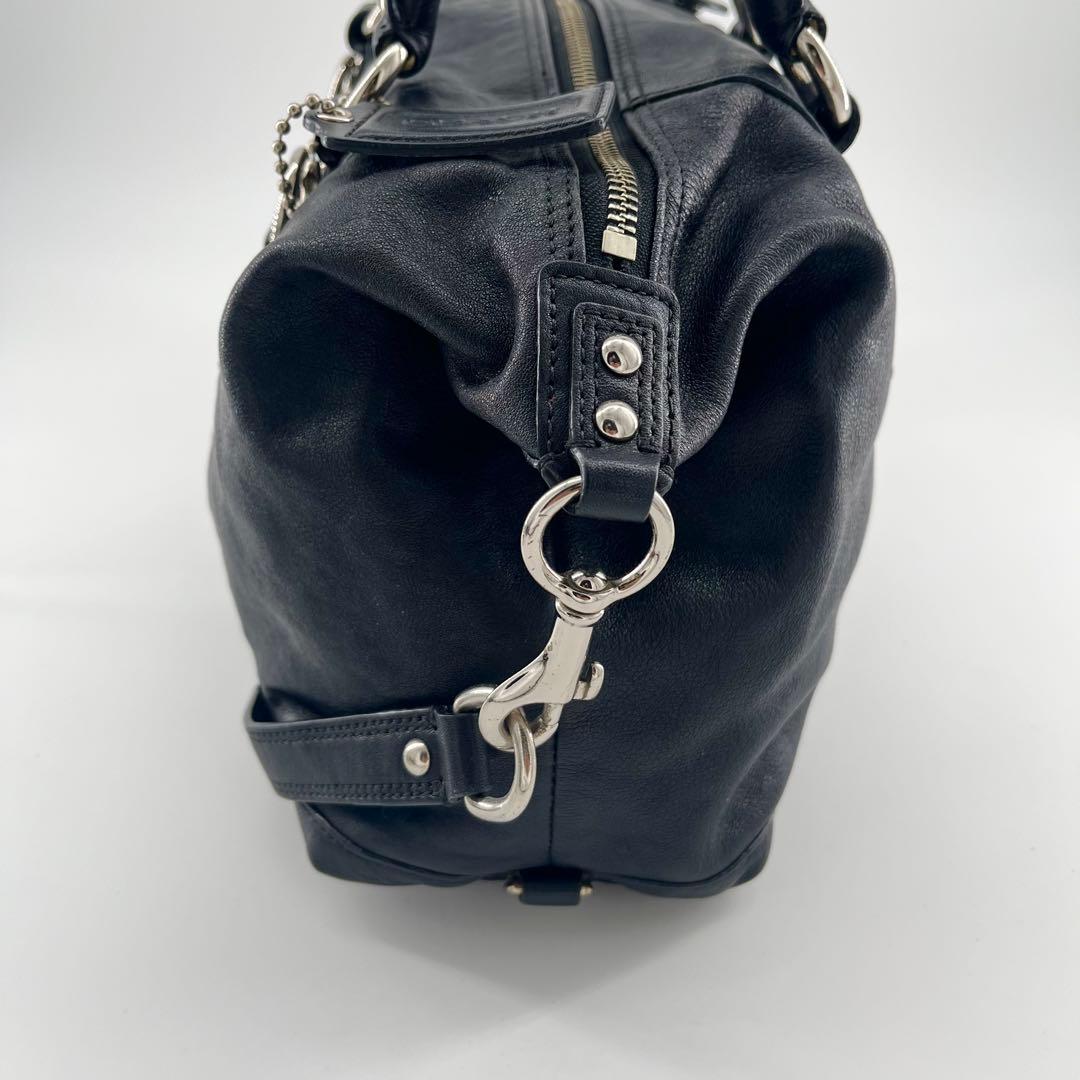 バッグ COACH Ashley Satchel Handbag Black y2k