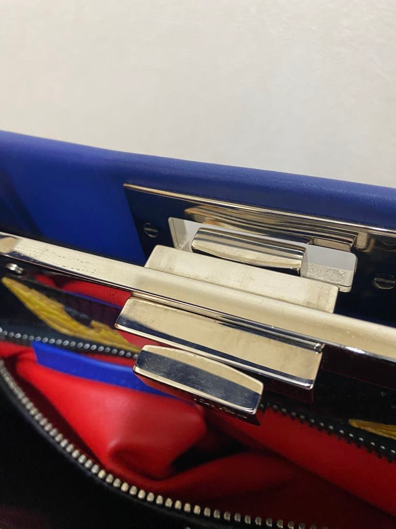 フェンディ　ピーカブー　青　8BN226-Q9N