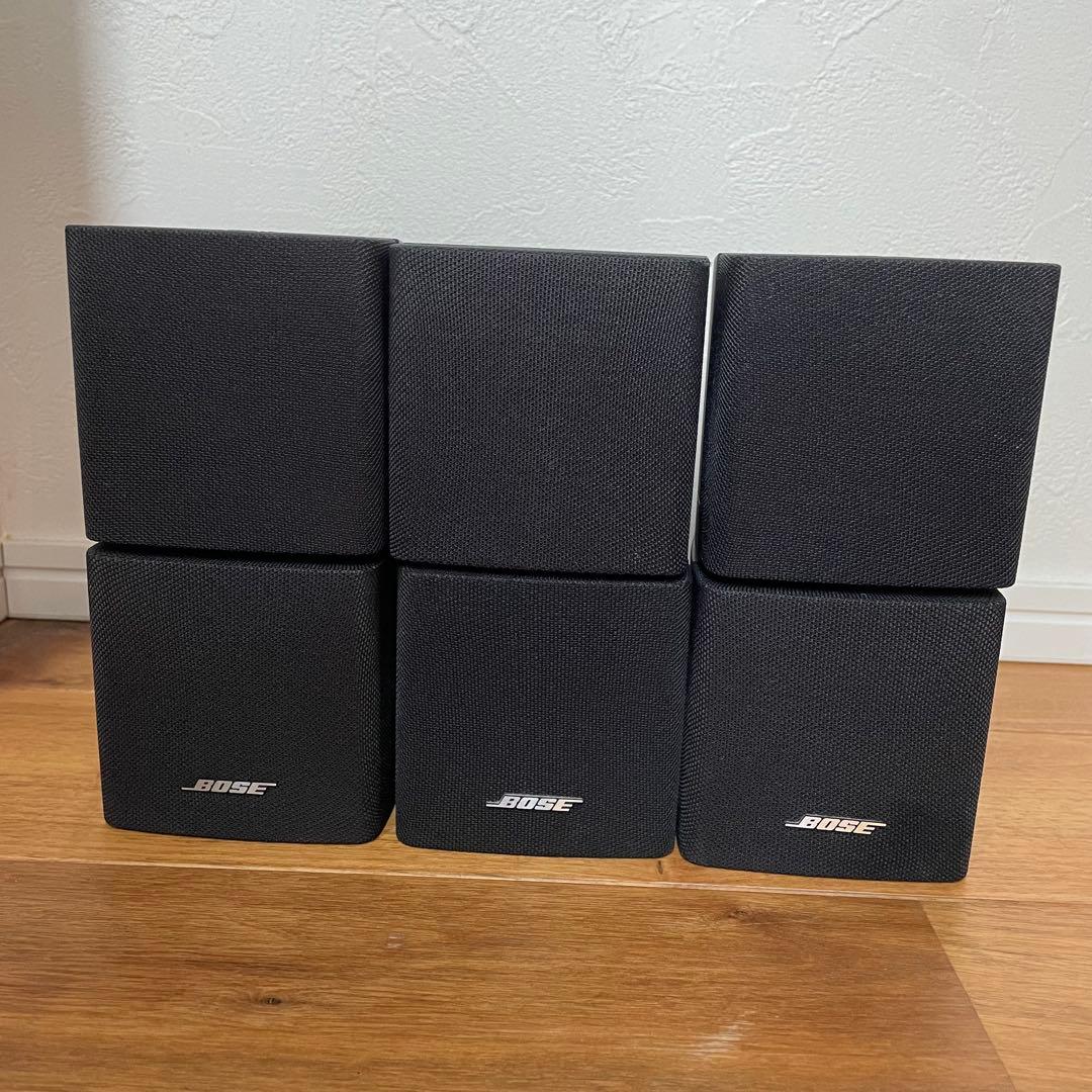【希少！】BOSE ダブルキューブサテライトスピーカー ３個セット 専用台座付き