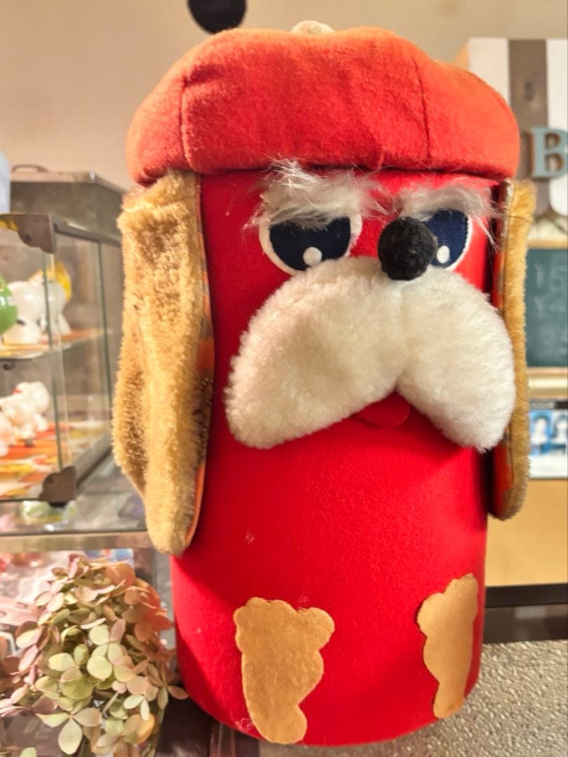 昭和レトロ　わんちゃん　犬　レトロポップ　小物入れ　ボックス　希少　当時物