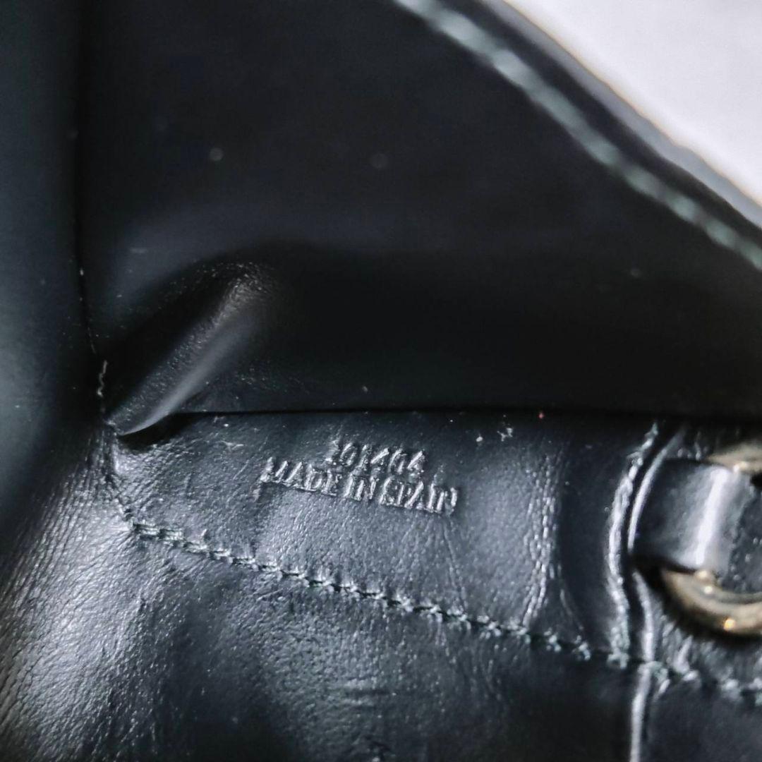 ロエベ リピートアナグラム L字財布 レザー ブラック 美品