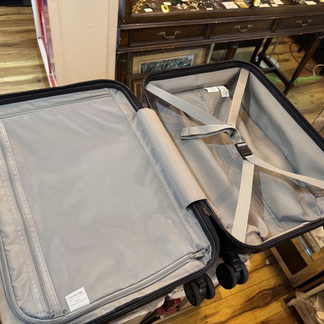 286＊■無印良品　ハードキャリーケース　ブラック　32L　バッグ付き　鍵2本