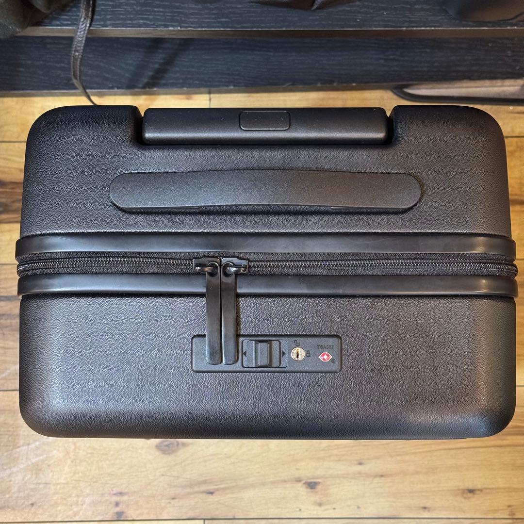 286＊■無印良品　ハードキャリーケース　ブラック　32L　バッグ付き　鍵2本