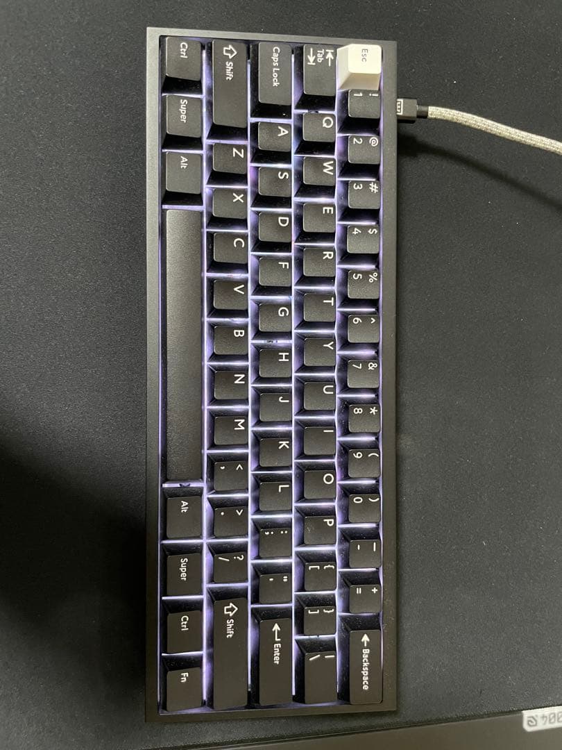 Wooting 60he+ カスタム