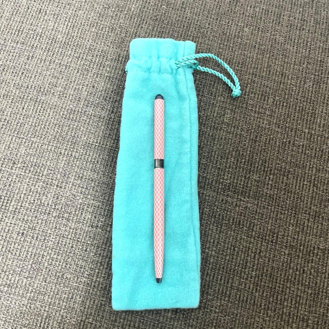 ティファニー/TIFFANY&Co./箱付きピンクボールペン