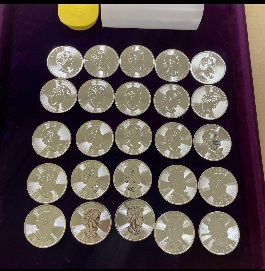カナダメープルリーフ銀貨