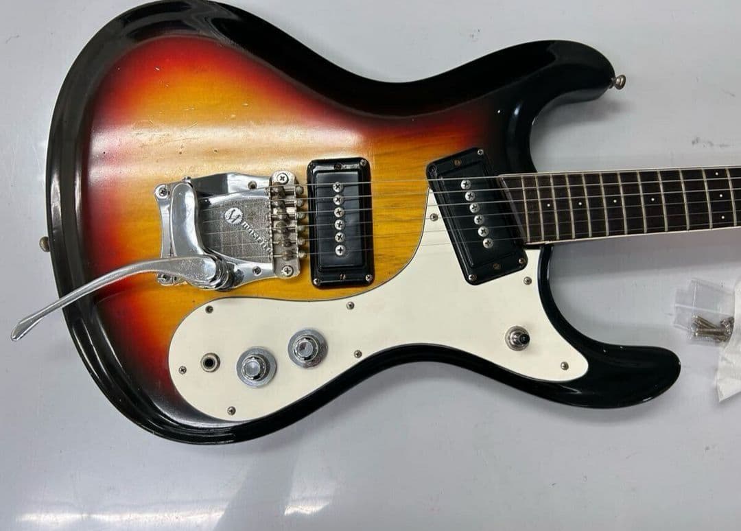 まあ 純正ハードケース付 国産ビンテージ Firstman Mosrite