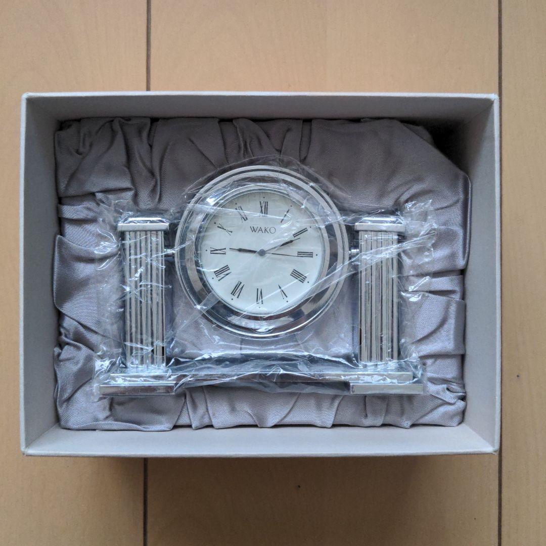 [新品] WAKO クラシックデザイン置時計 (箱付き)