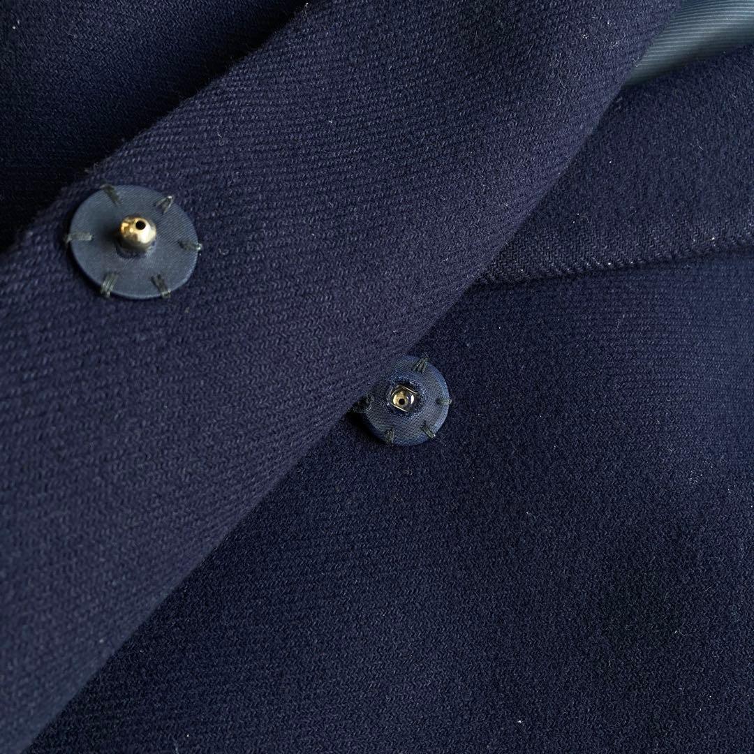 ENFOLD チェスターコート コクーン カシミヤ ウール ネイビー 38