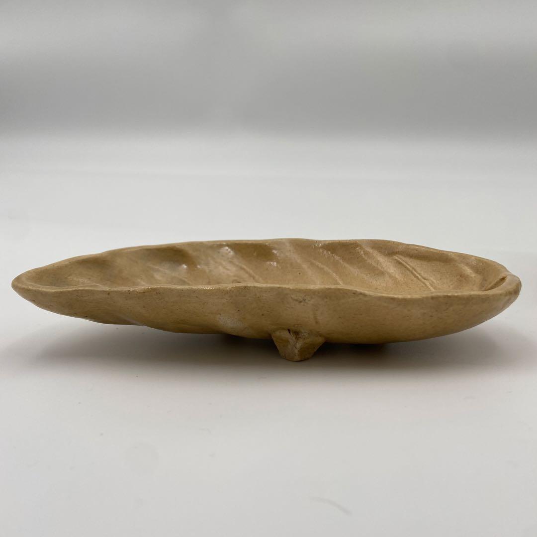 萩焼 向付 葉型 葉形 葉皿 銘々皿 5客 日本料理 料亭 割烹