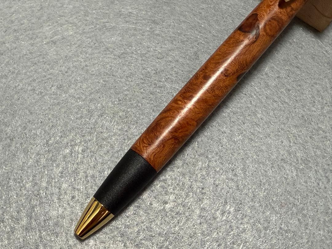 ボナンペン 真鍮金具 花梨瘤MP BP [野原工芸 工房楔 こぶた工房]