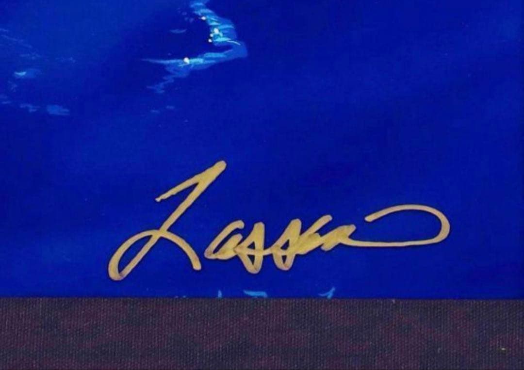 【美品版画】クリスチャン R ラッセン『タヒチアン ブルー』