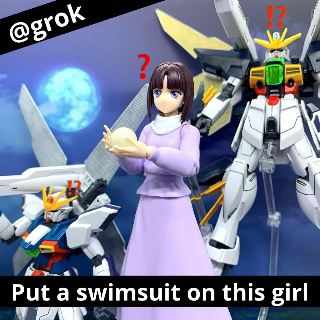 ティファ&ガンダムX&ガンダムDX　3体セット　完成品　ガンプラ　hg