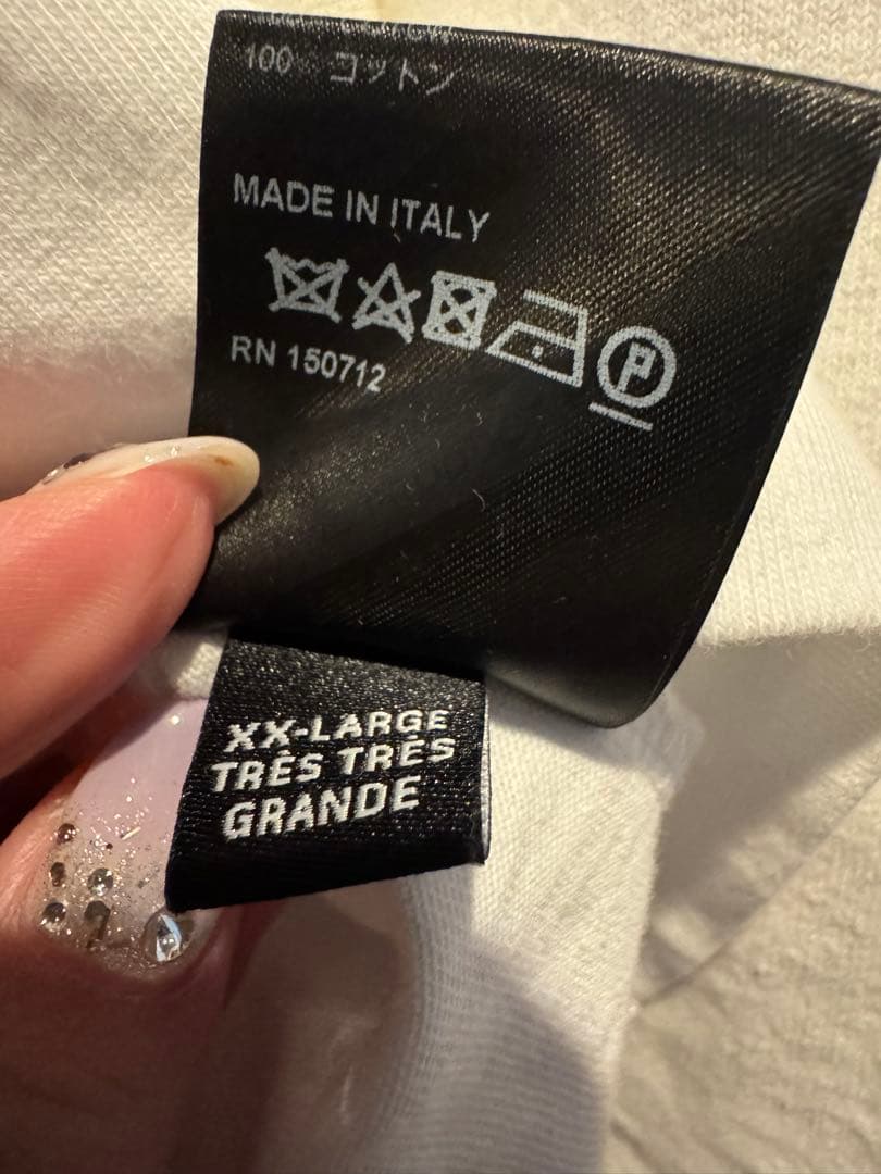 AMIRI アミリ ロゴTシャツ ホワイト XXL