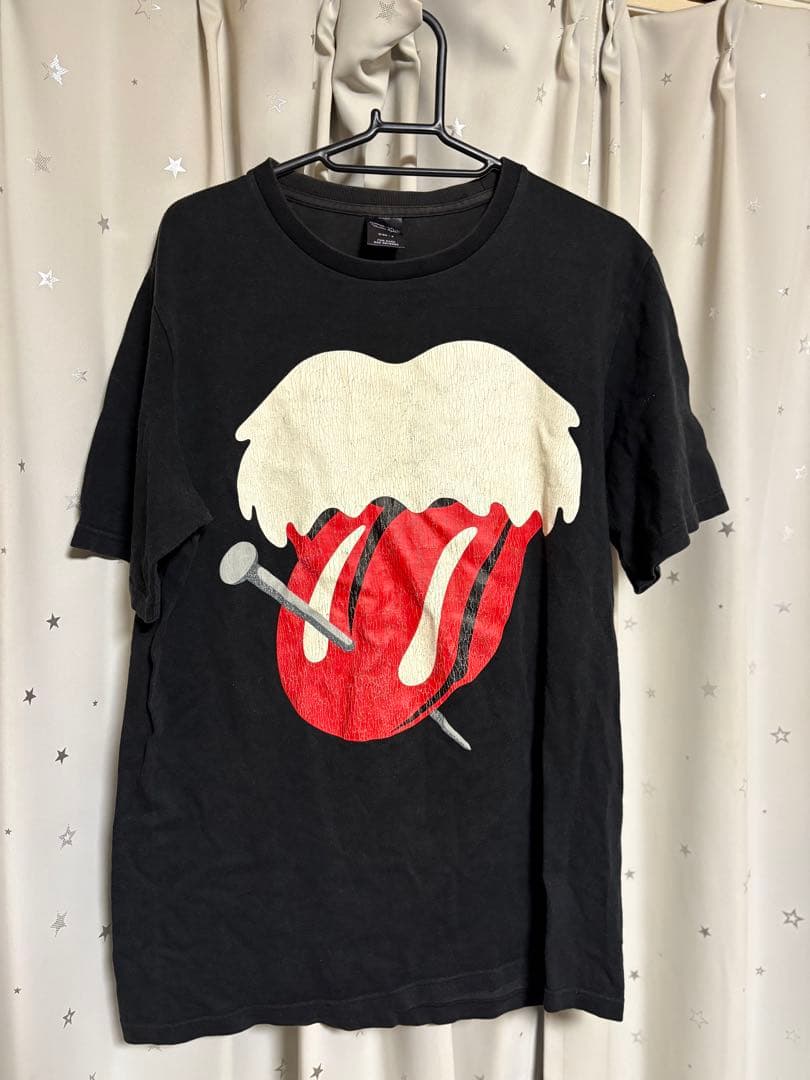 ナンバーナイン number nine ストーンズTシャツ ブラック キムタク着