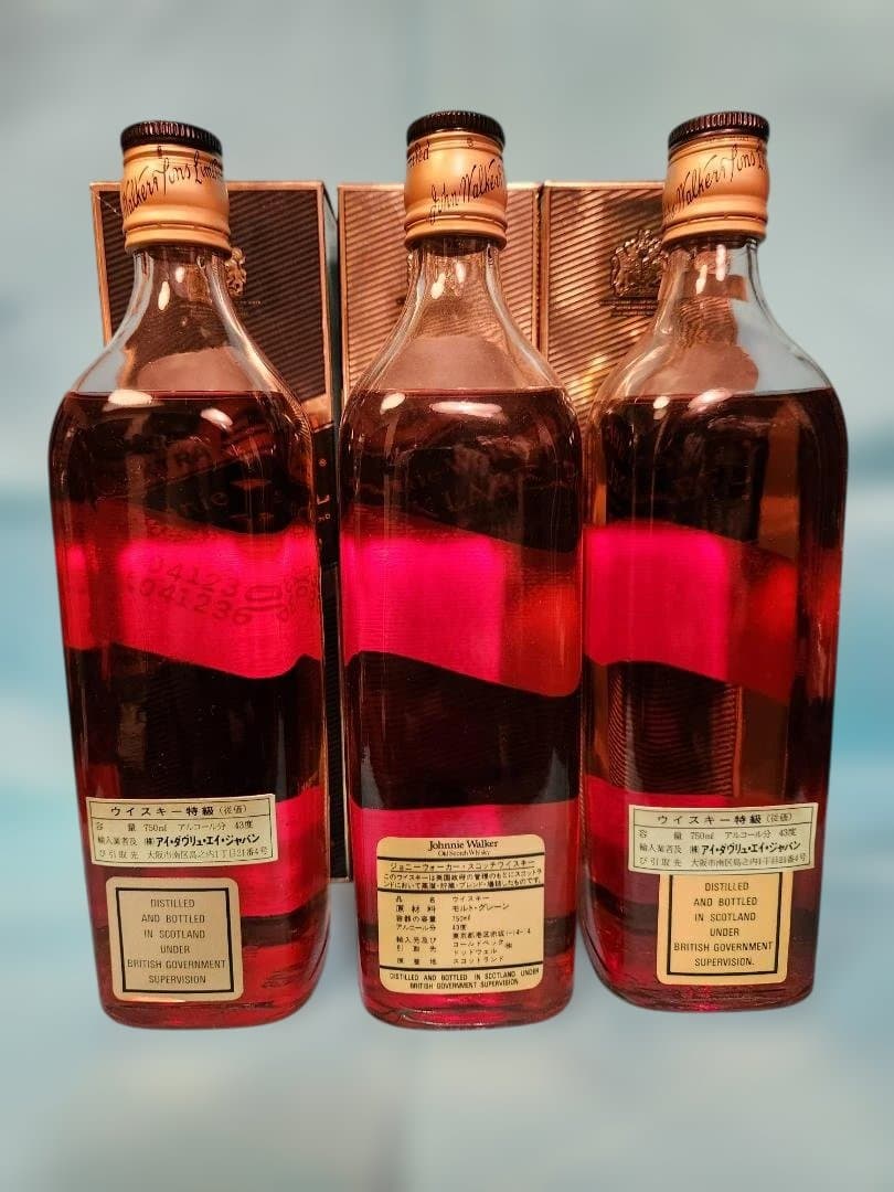 Johnnie Walker Black Label 12年 3本セット