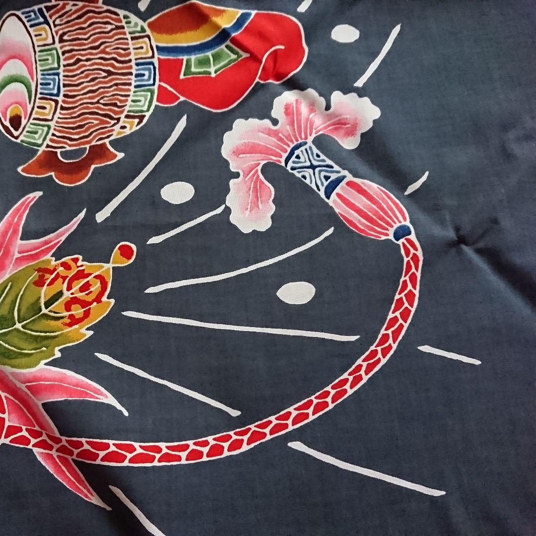 【博多安恒染元】「筒描」〜寶尽し〜博多嫁入り風呂敷