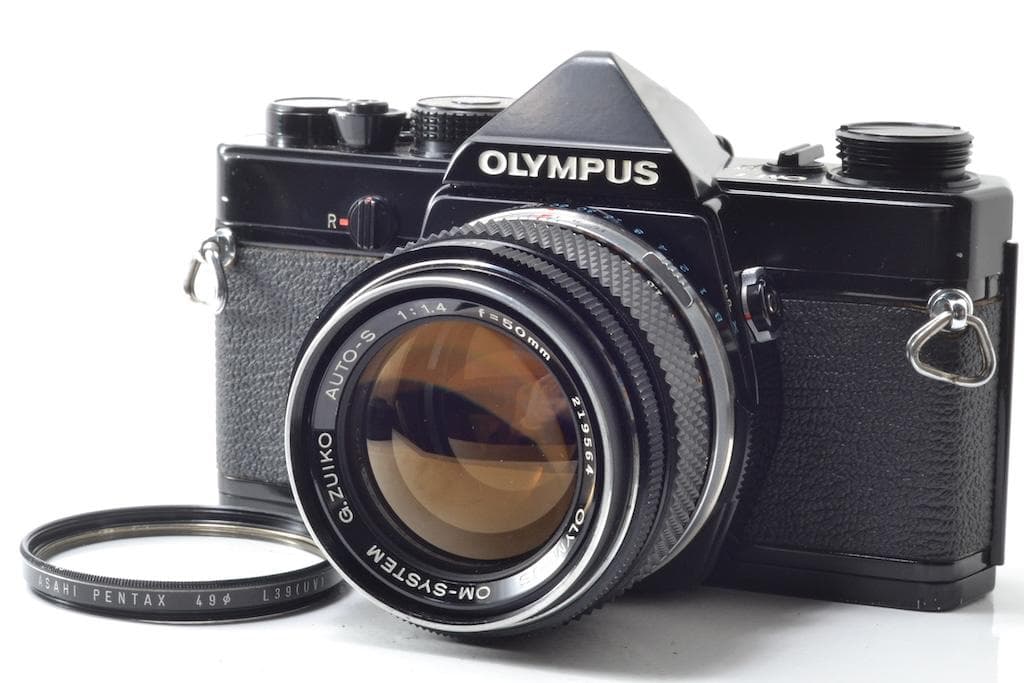 【動作確認済 美品】Olympus OM-1 50mm f/1.4 ブラック