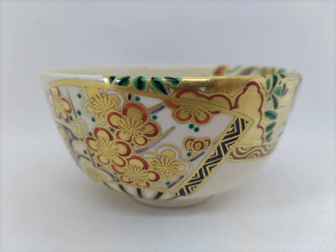 茶道具　竜谷窯　宮川香雲　茶碗