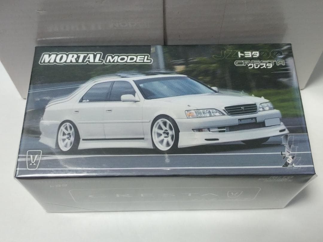 MORTAL 1/64 トヨタ クレスタ カスタム ドリフト仕様 ホワイト