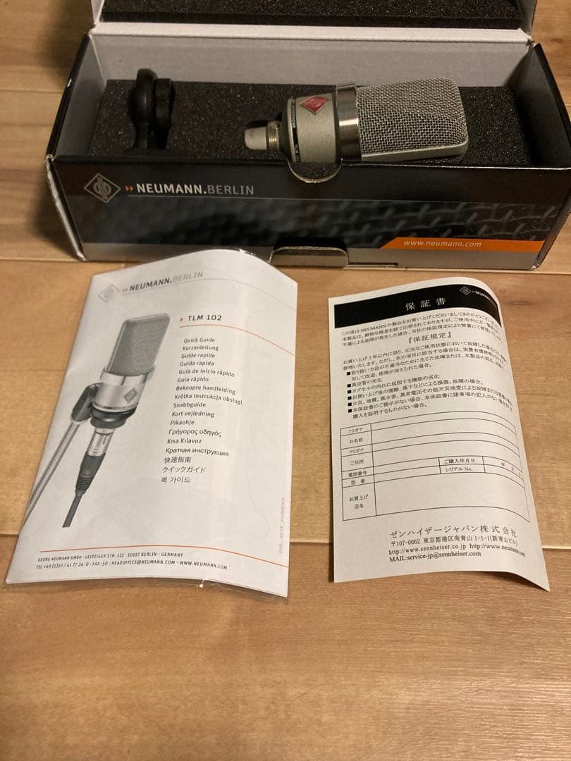 配信機器・PA機器・レコーディング機器 NEUMANN TLM102
