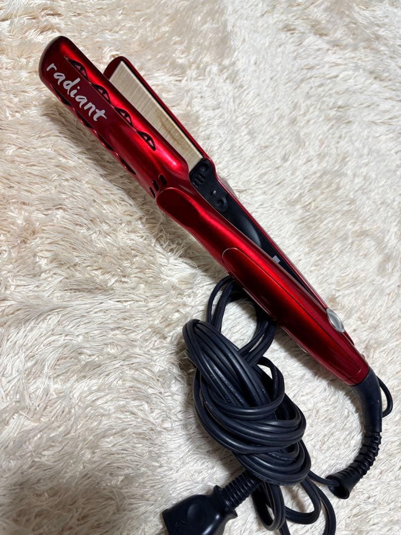 radiant ストレートヘアアイロン 赤28mm